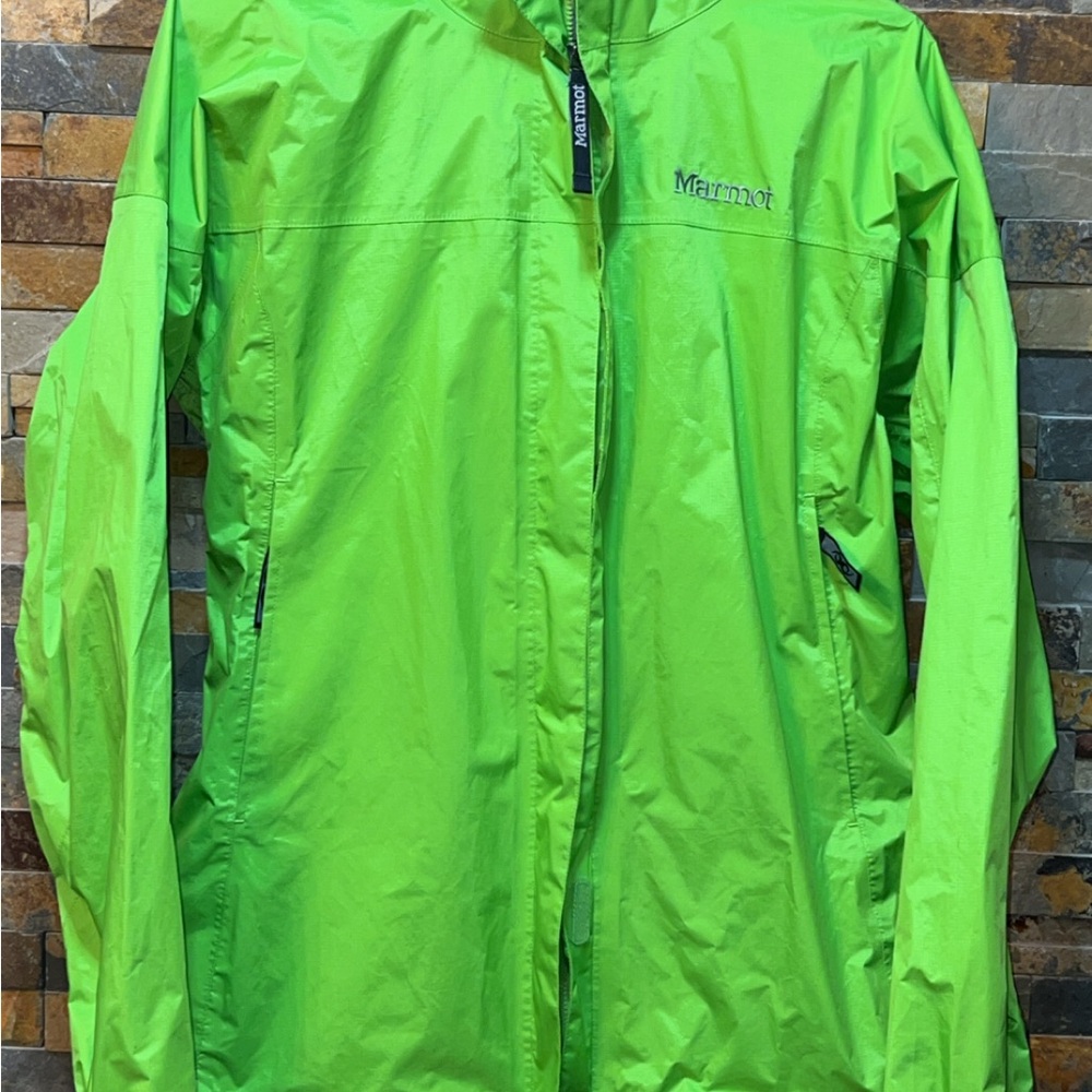 Marmot Bright Green Jacket sz Lg